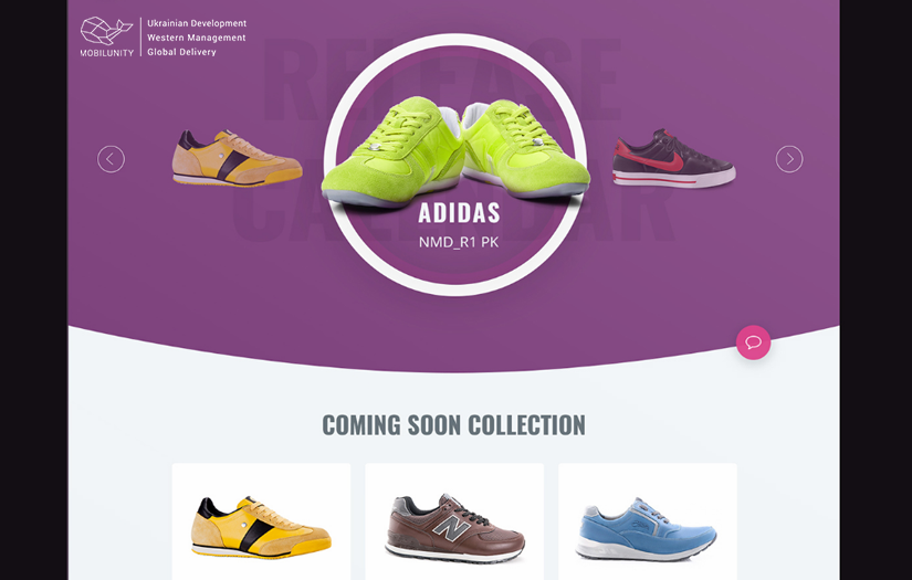 Fashion Landing Page of Release Calendar Design screenshot 4